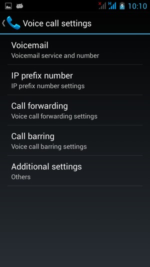 Select Voicemail