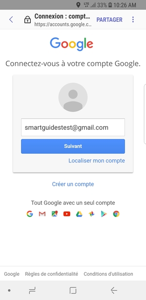 Sélectionnez Suivant