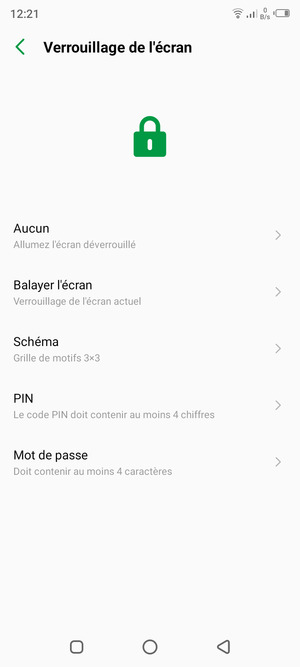 Sélectionnez Schéma