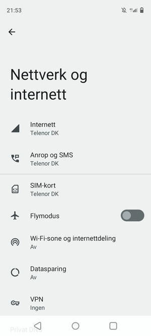 Velg SIM-kort