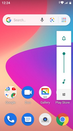 Continue to press to take the volume down to the required level
