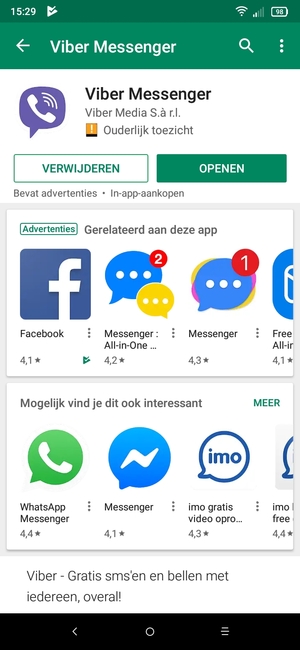 Selecteer OPENEN