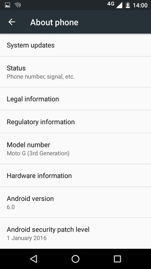 Select System updates