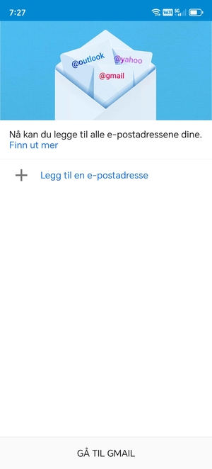 Velg Legg til e-postadresse
