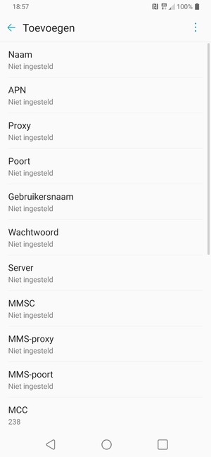 Voer mms-gegevens in