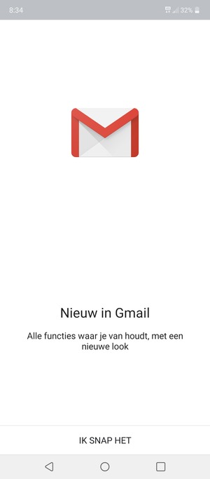 Selecteer IK SNAP HET