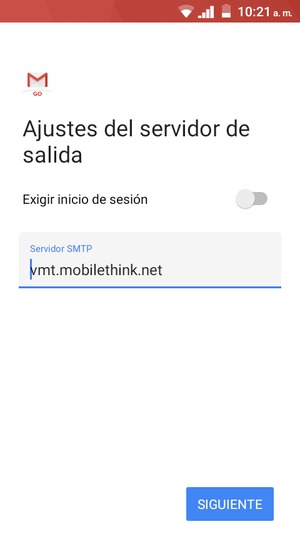 Desactive Exigir inicio de sesión y seleccione SIGUIENTE