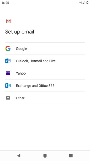 Select Outlook, Hotmail and Live
