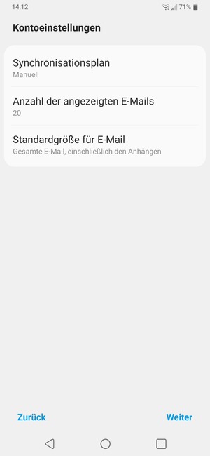Wählen Sie Weiter