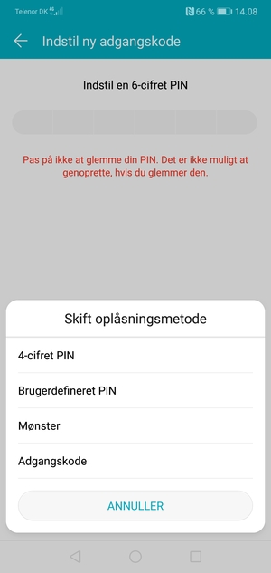 Vælg Mønster