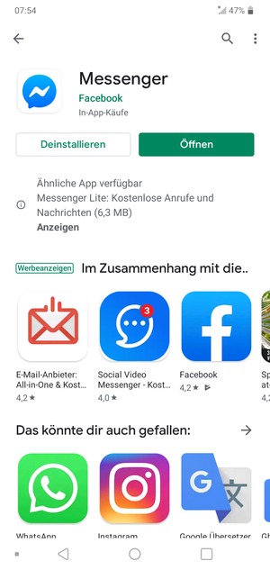 Wählen Sie Öffnen