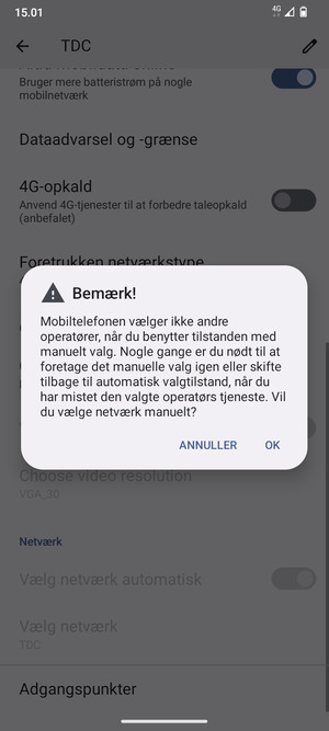 Vælg OK