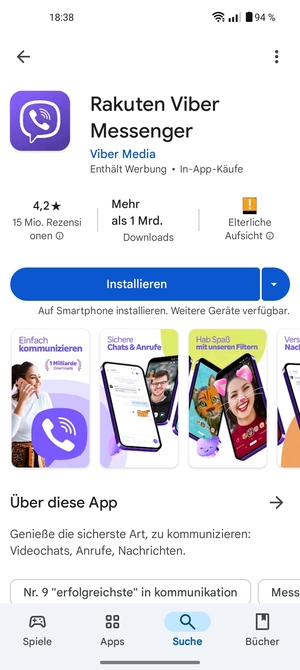 Wählen Sie Installieren