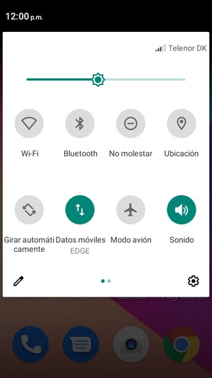 Seleccione el botón Paramètres