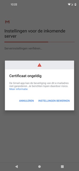 Selecteer INSTELLINGEN BEWERKEN