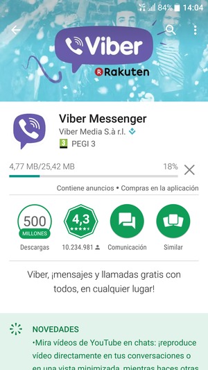 Espere a que el proceso de instalación finalice