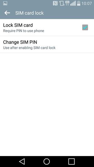 Select Change SIM PIN