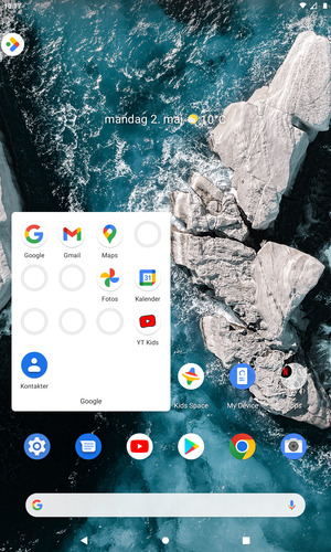 Vælg Gmail