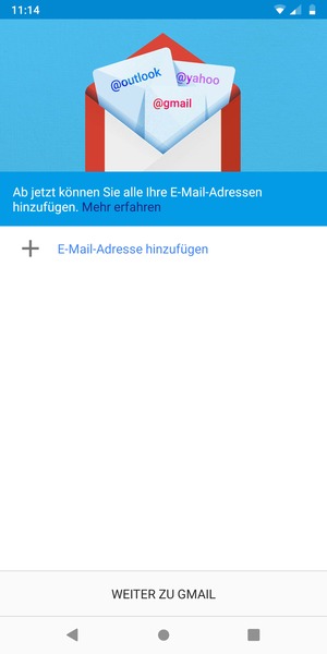 Wählen Sie E-Mail-Adresse hinzufügen