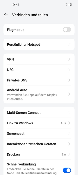 Wählen Sie Persönlicher Hotspot