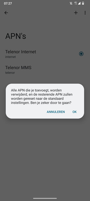 Selecteer OK