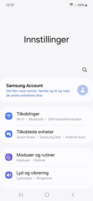Velg Tilkoblinger