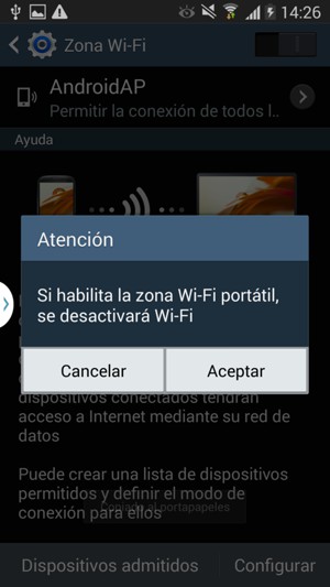 Seleccione Aceptar