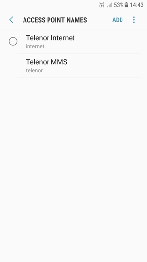 Select the Menu button
