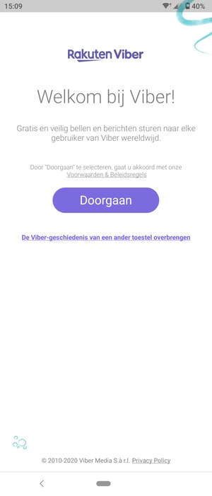 Uw app is klaar voor gebruik