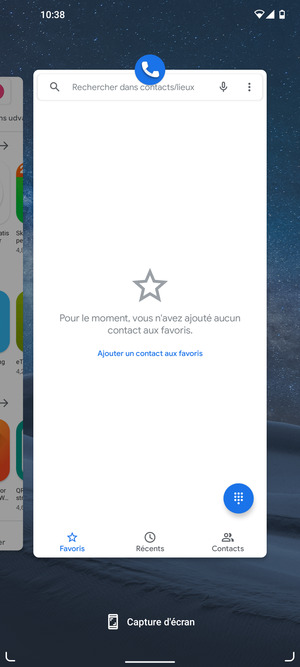 Faites glisser les applis vers le haut pour les fermer