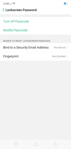 Your phone is now secure with a screen lock
