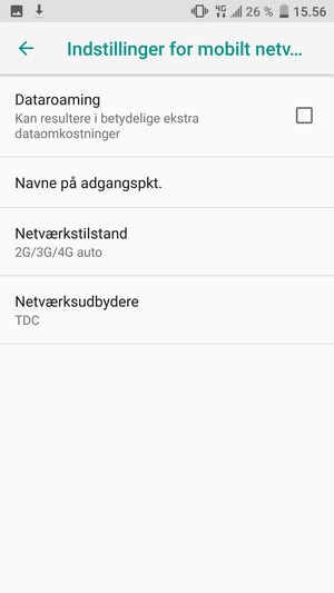Vælg Navn på adgangspkt.