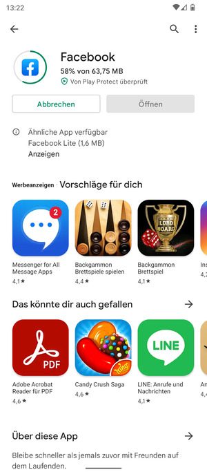 Warten Sie, bis der Installationsprozess  beendet ist