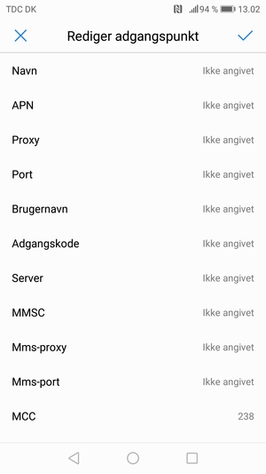 Indtast MMS-oplysninger