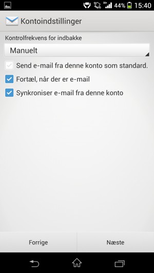 Vælg Næste