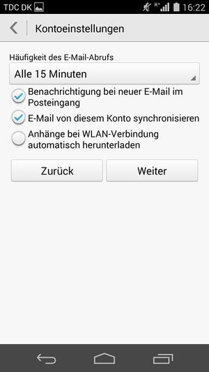 Wählen Sie Weiter