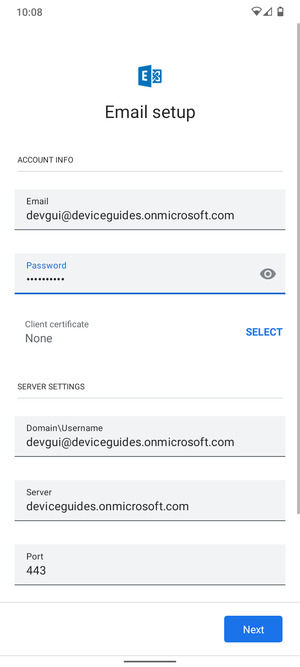 Enter your password