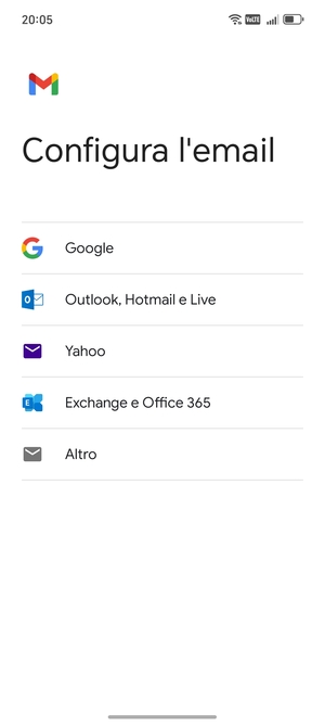 Seleziona Google