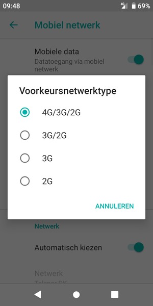 Selecteer uw voorkeursoptie