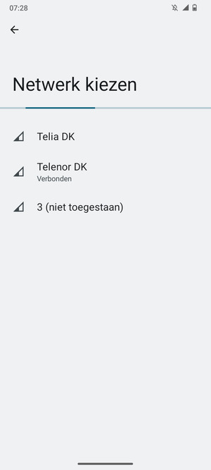 Wacht tot de zoekopdracht beëindigd is