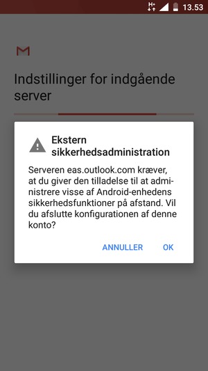 Vælg OK
