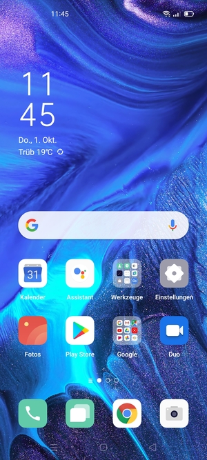 Wählen Sie Einstellungen