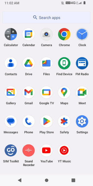 Scroll to and select Settings