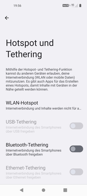 Wählen Sie WLAN-Hotspot