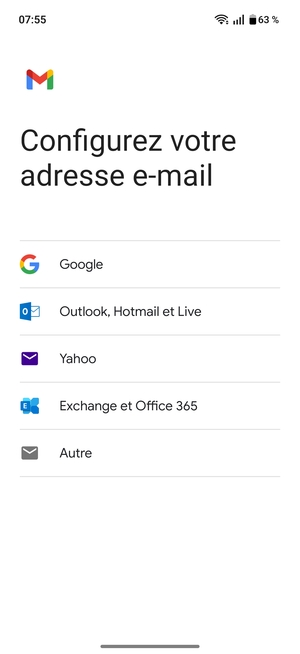 Sélectionnez Autre