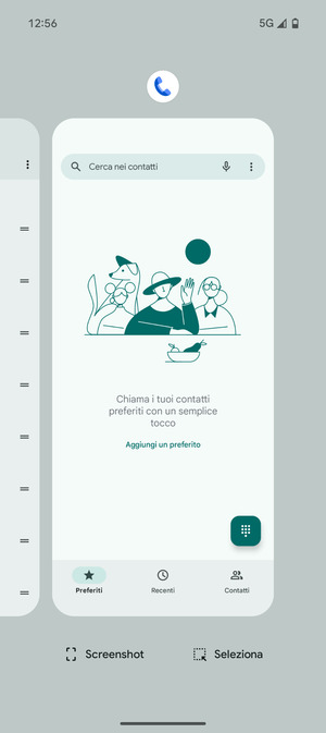 Scorri verso l'alto le app per chiuderle