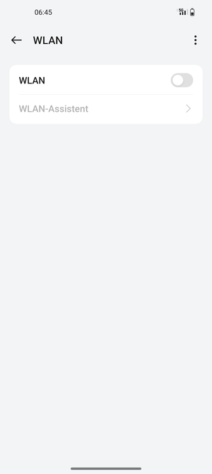 Schalten Sie WLAN ein