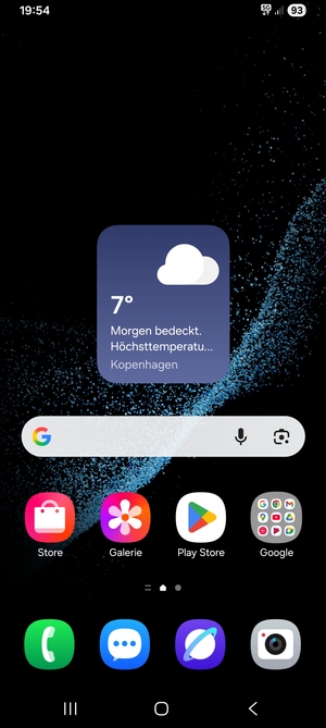 Streichen Sie nach oben