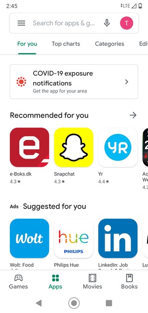 Select the Search bar
