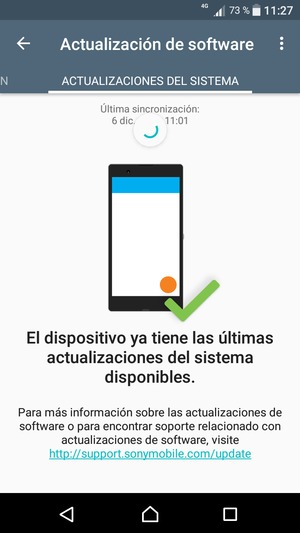 Espere a que la búsqueda termine